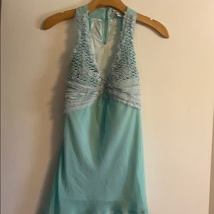 Teal boutique blouse